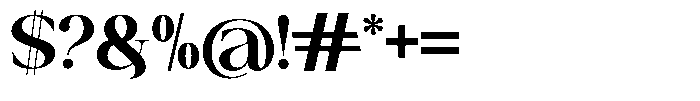 Canella Semi Bold Font OTHER CHARS