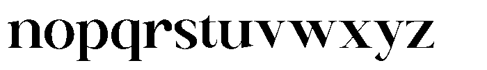 Canella Semi Bold Font LOWERCASE