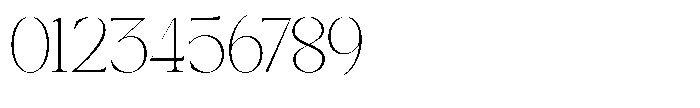 Canella Thin Font OTHER CHARS