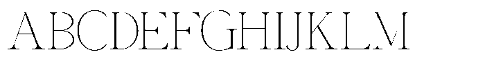 Canella Thin Font UPPERCASE