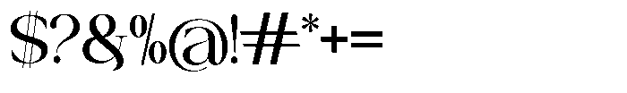 Canella Variable Thin Font OTHER CHARS