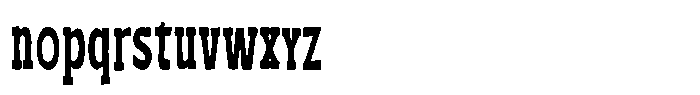 Canford Serif Font LOWERCASE