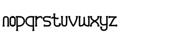Cangciman Font LOWERCASE