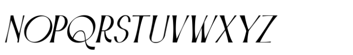 Caniago Italic Font LOWERCASE