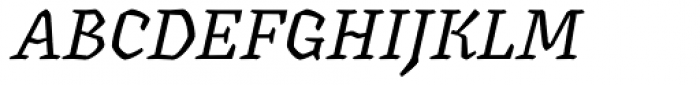 Canilari PRO Regular Italic Font UPPERCASE