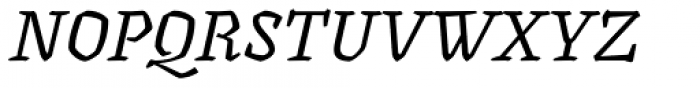 Canilari PRO Regular Italic Font UPPERCASE