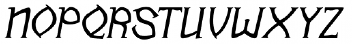 Cannabis Italic Font UPPERCASE
