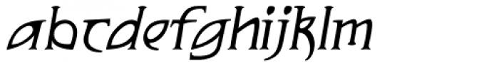 Cannabis Italic Font LOWERCASE