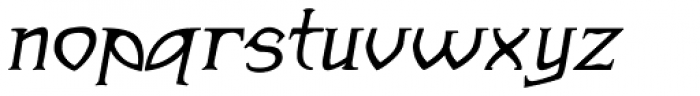 Cannabis Italic Font LOWERCASE