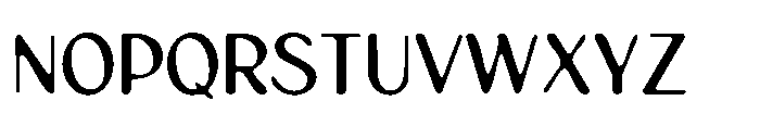 Canpile Blur Regular Font UPPERCASE