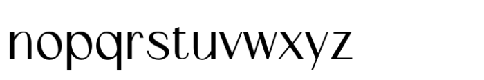 Canpile Regular Font LOWERCASE