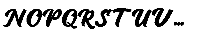 Cantana Font UPPERCASE