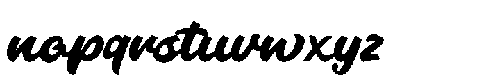 Cantana Font LOWERCASE
