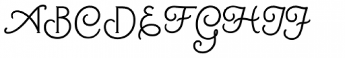 Canterbury Old Style Swash Bold Font UPPERCASE