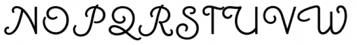 Canterbury Sans Swash RR Bold Font UPPERCASE