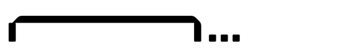 Cantilever Bold Ultra Ex Font LOWERCASE