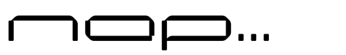 Cantilever Medium Semi Ex Font LOWERCASE