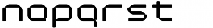 Cantilever Medium Square Font LOWERCASE