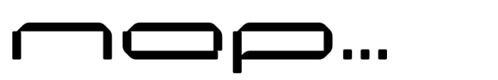 Cantilever Semi Bold Semi Ex Font LOWERCASE
