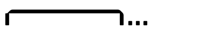 Cantilever Semi Bold Ultra Ex Font LOWERCASE