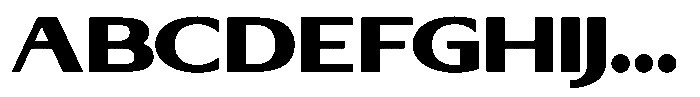 Cantilos Bold Font UPPERCASE