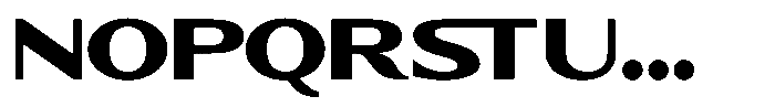 Cantilos Bold Font UPPERCASE