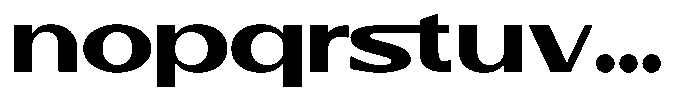 Cantilos Bold Font LOWERCASE