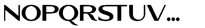 Cantilos Regular Font UPPERCASE