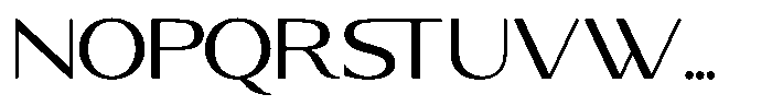 Cantilos Thin Font UPPERCASE