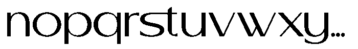 Cantilos Thin Font LOWERCASE