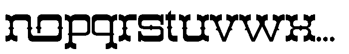 Cantino Regular Font LOWERCASE