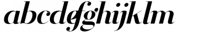 Cantiqe Italic Font LOWERCASE