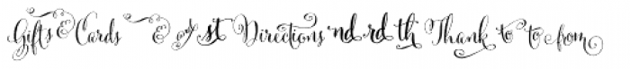Cantoni DIY Wedding Font UPPERCASE