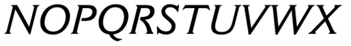 Cantoria Pro SemiBold Italic Font UPPERCASE