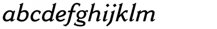 Cantoria Pro SemiBold Italic Font LOWERCASE