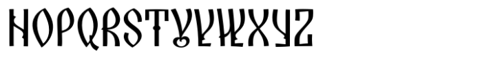Capernaum Font LOWERCASE