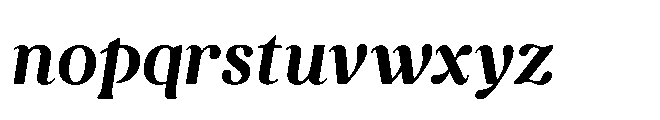 Capicu Bold Italic Font LOWERCASE