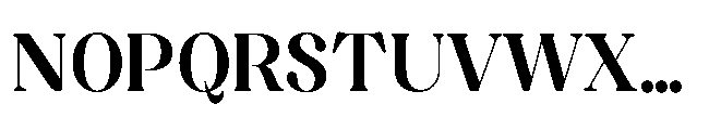 Capicu Display Bold Font UPPERCASE