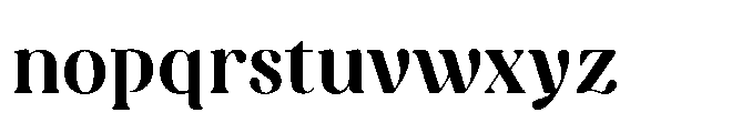 Capicu Display Bold Font LOWERCASE