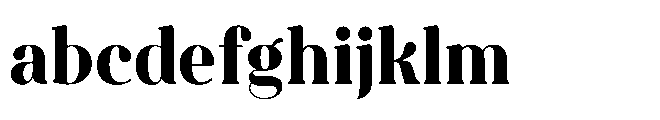 Capicu Display Heavy FONT