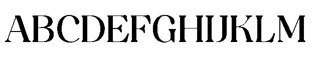 Capicu Display Medium Font UPPERCASE