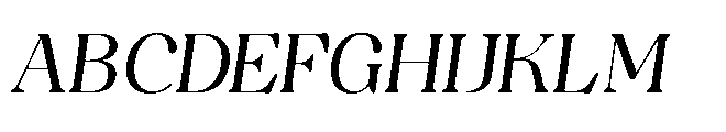 Capicu Display Regular Italic Font UPPERCASE