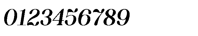 Capicu Display Semi Italic Font OTHER CHARS