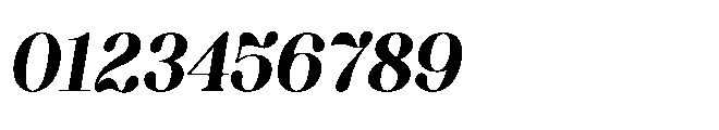 Capicu Display Ultra Italic Font OTHER CHARS