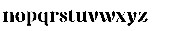 Capicu Display Ultra Font LOWERCASE