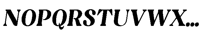 Capicu Heavy Italic Font UPPERCASE