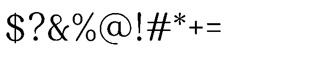 Capicu Light Font OTHER CHARS