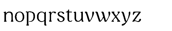 Capicu Light Font LOWERCASE