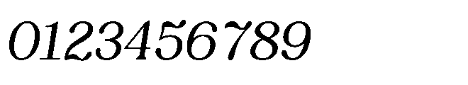Capicu Regular Italic Font OTHER CHARS