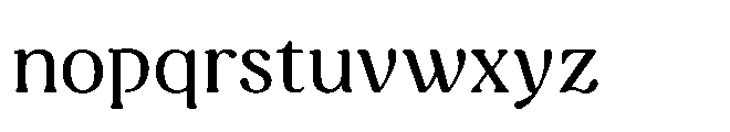 Capicu Regular Font LOWERCASE